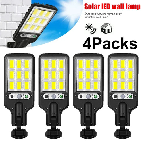 SET 4 LUCI LED DA ESTERNO CON SENSORE