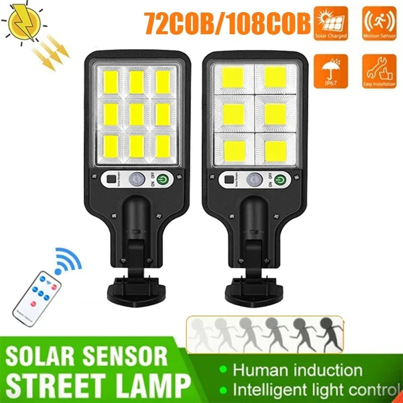 SET 4 LUCI LED DA ESTERNO CON SENSORE
