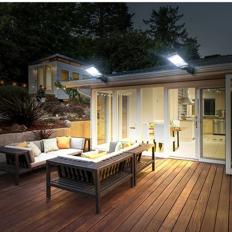 SET 4 LUCI LED DA ESTERNO CON SENSORE